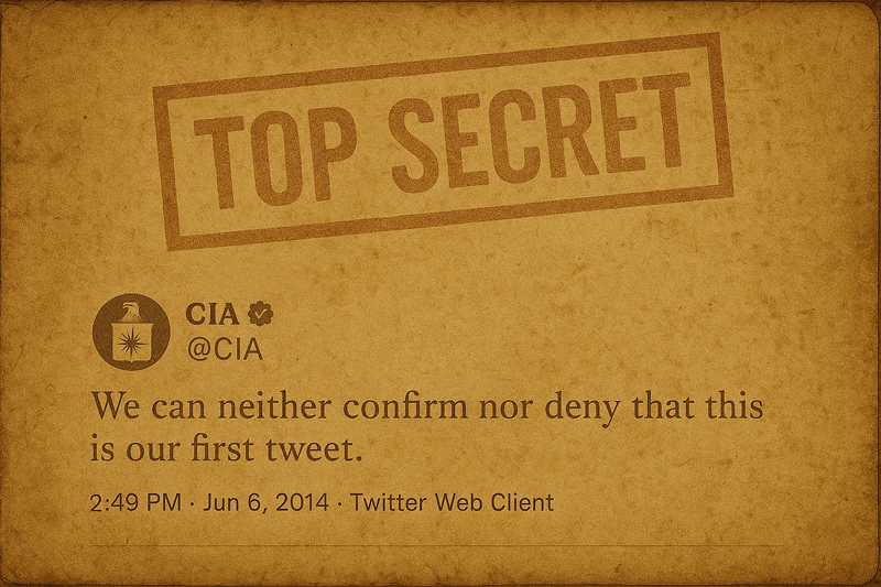 CIA First Tweet